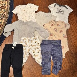 9m Assorted Baby Clothing Set